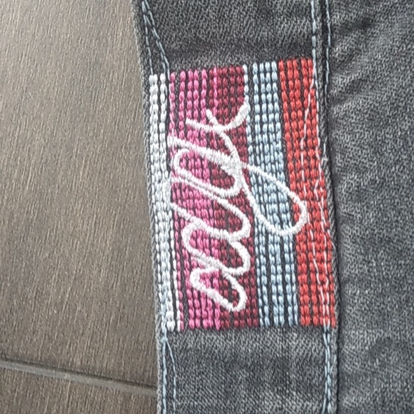 COOGI AUSTRALIA EMBROIDERD STRAIGHT LEG GRAY JEANS MENS 36WX34L - Picture 2 of 15